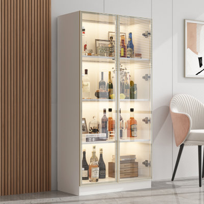 Vitrine lumineuse 2 portes Camilly