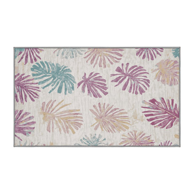 Tapis gris lavable à la machine