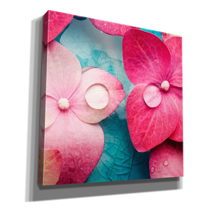 Fleurs roses 3 par PhotoINC Studio, H 26 po x l 26 po x P 1,5 po