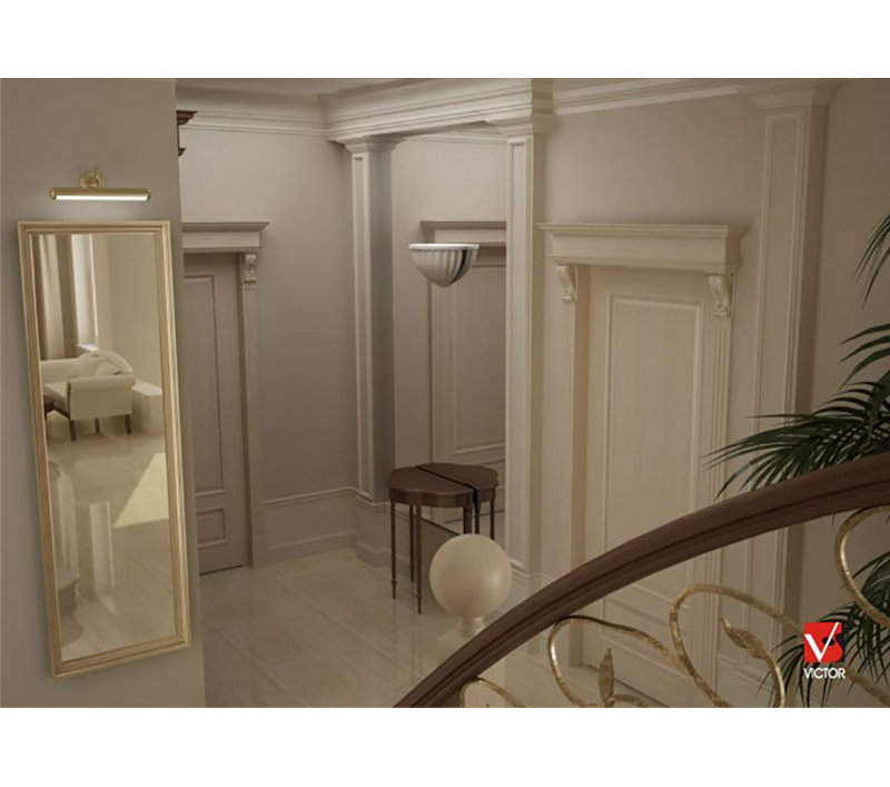 Primed White Polyurethane Crown Moulding Set of 2