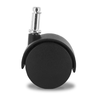 2 po Roulettes pivotantes en nylon noir avec roulettes Samson