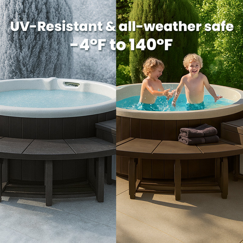 Bancs de rangement pour spa Xtremepowerus