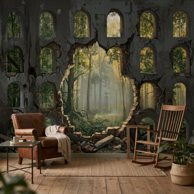 Papier peint mural Ruiné