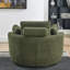 Fauteuil pivotant surdimensionné avec fonction de rangement - Tissu doux pour le salon spacieux en mousse-955339377