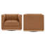 Chaise d'appoint pivotante rembourrée-922128096