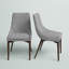 Chaise d'appoint en lin Leonitus-33716142