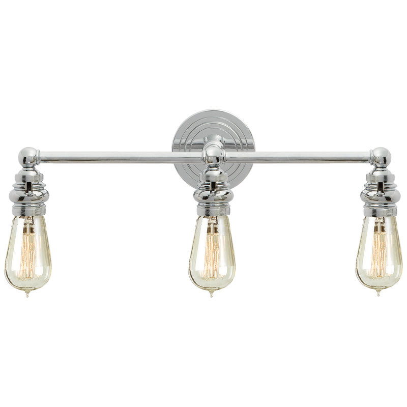 Boston 3 - Light Vanity Light, Polished Nickel