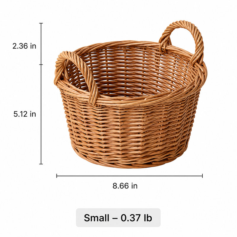 Panier en osier Harvest Loop, [Petit]