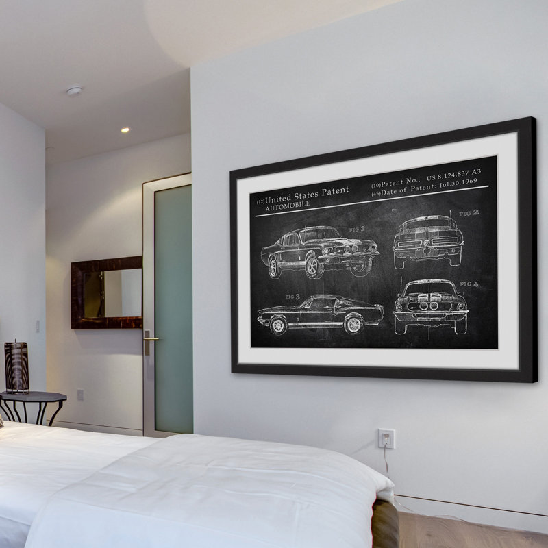 Single Picture Frame Painting, 61cm H x 91cm W x 3.81cm D
