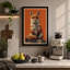 Portrait Fox Modern - Wrapped Canvas-774936473-774936483
