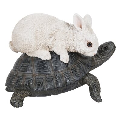 Hi-Line Gift Ltd. Tortoise and Hare Playing Statue & Reviews | Wayfair