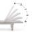 Nestl Waterproof, Lightweight, and Adjustable Outdoor Polyresin Chaise Lounge Chair-112832087
