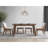 Walnut Finish Dining Table