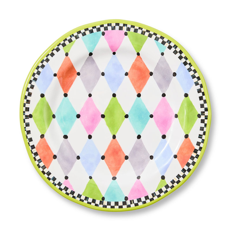 Palm Springs Melamine Salad Plates