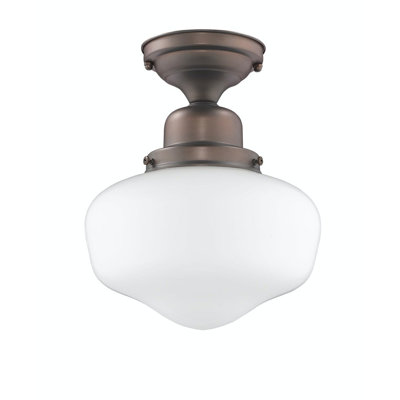 Plafonnier semi-encastré 1 lumière 8,5 po Alberga