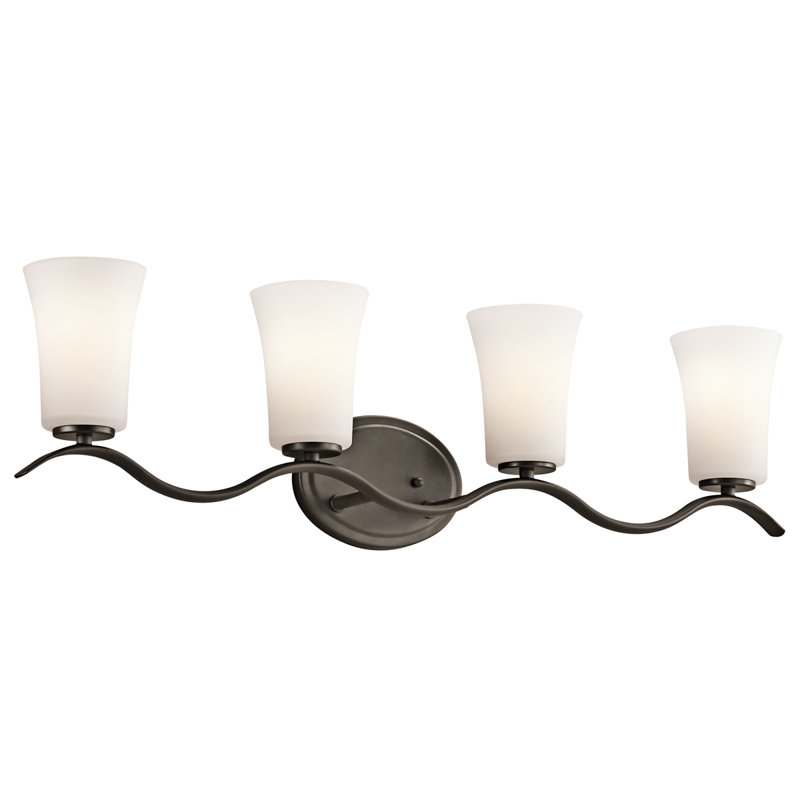Guerro 4 - Light Dimmable Vanity Light, Olde Bronze, Incandescent