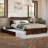 Astley Wood Platform Bed with Panel Footboard and Trundle-827373267-827373277