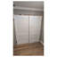 Portes françaises à double panneau vitrées avec quincaillerie Lucia 8831, cadre et garnitures en soie blanche, porte intérieure robuste pour salle de bain ou chambre à coucher, 72 po x 80 po (2 x 36 x 80)-87389968