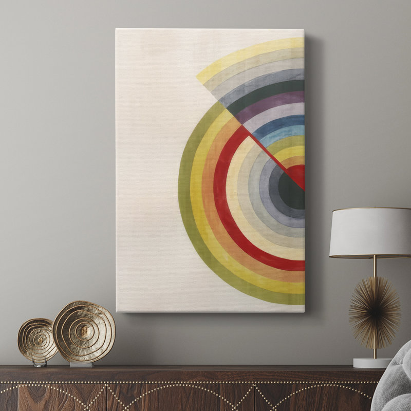 Rainbow Core Diptych I - galerie sur mesure Cavas, H 36 po x l 24 po
