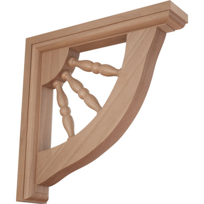 Andrea 7'' H x 1.5'' W x 7'' D Wood Bracket / Corbel