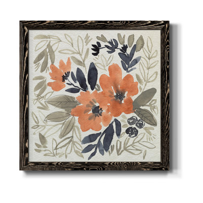 «Sienna & Paynes Flowers I-Premium», toile encadrée - prête à être accrochée