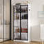 Gaylyn Dining Cabinet Smoked Black Acrylic Door With LED Light-1079062821