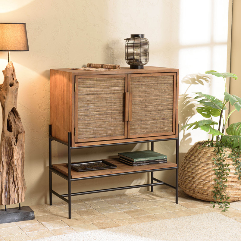 Aajaylah 88.5cm Solid Wood Sideboard