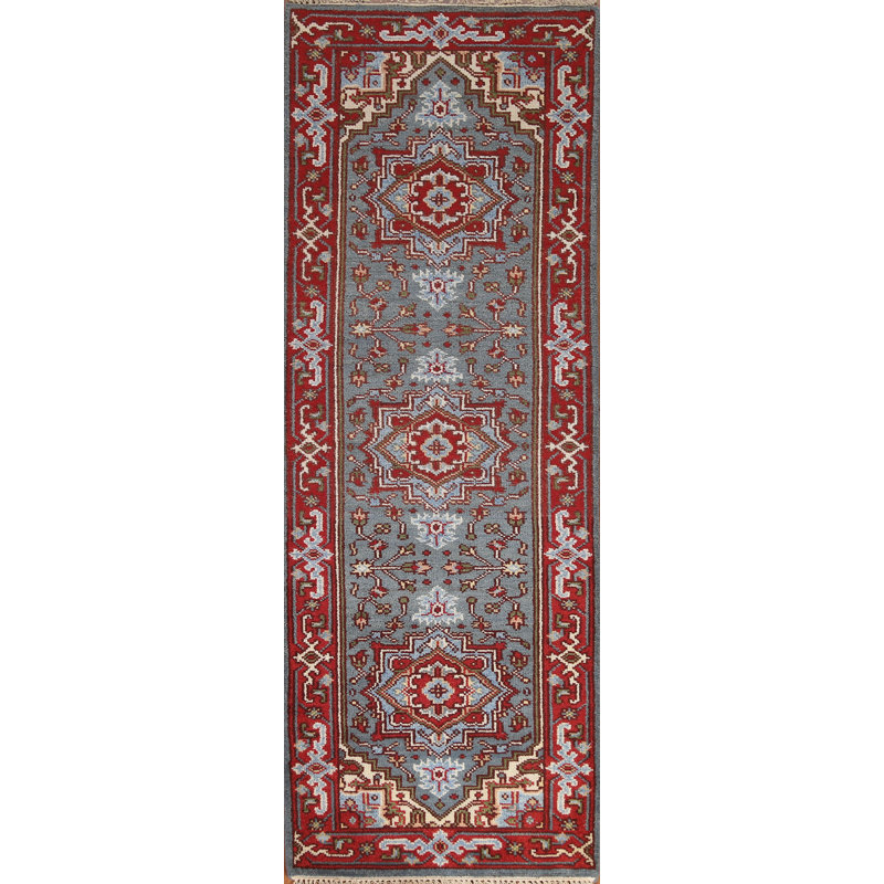 Tapis de couloir géométrique Heriz Serapi
