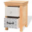 Agar 34cm W Solid Wood Bedside Table