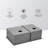 Undermount Double Bowl Kitchen Sink
