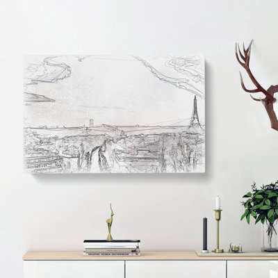 Paris In Sunlight - Wrapped Canvas Painting