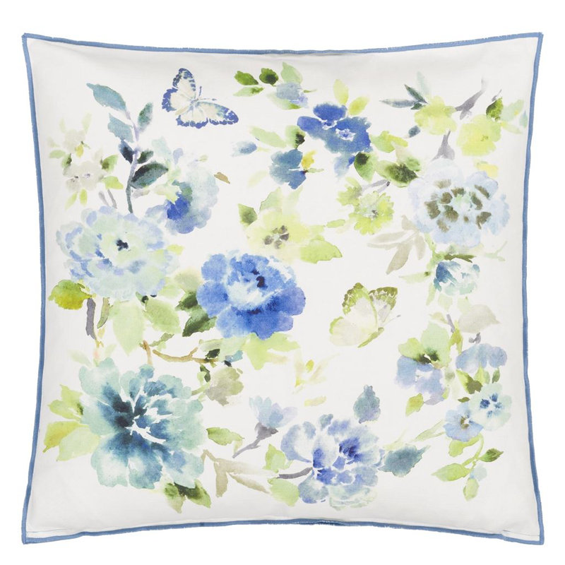 Fiore d'Acqua Decorative Pillow, Delft Floral