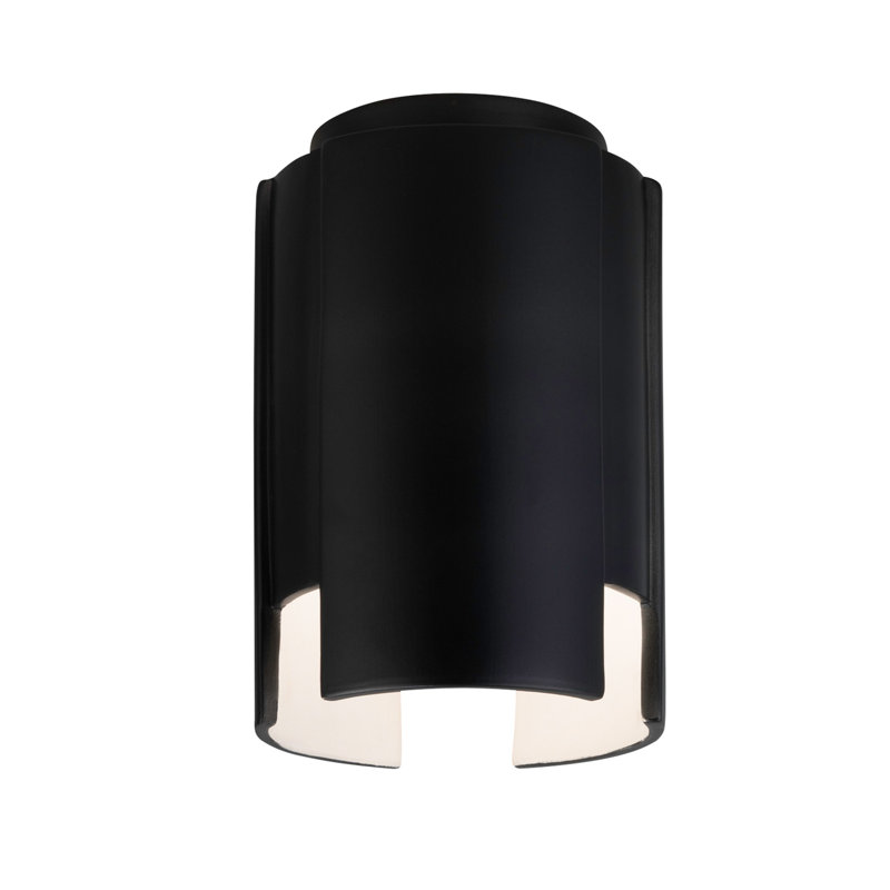 Plafonnier encastré d'extérieur 1 ampoule Breagha, Vanille lustrée, LED (Integrated)