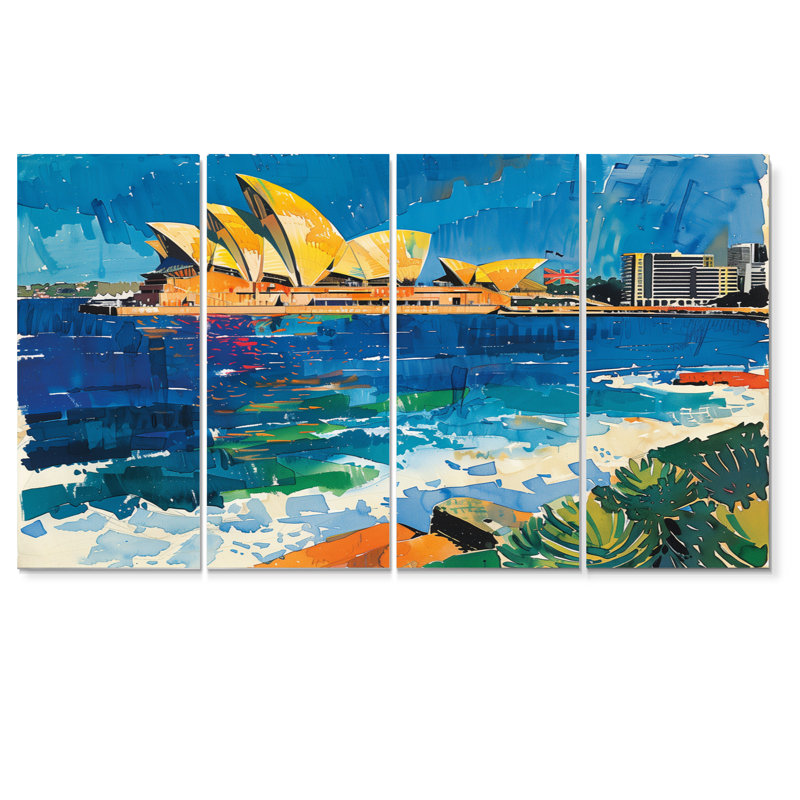 Pop Art, Sydney, Opéra de Landmark, ensemble de reproduction d'art mural, Australie, H 28 po x l 48 po
