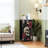4 Drawer Dresser for Bedroom, Narrow Chest of Drawers, Wooden Top and Study Iron Frame 18"x37.5"-(WxH)