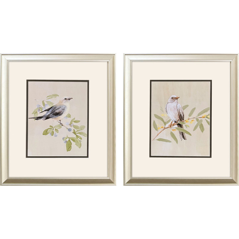 Botanical Birds Framed Art