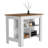 Kitchen Island, Four Legs, Three Shelves-1266512338
