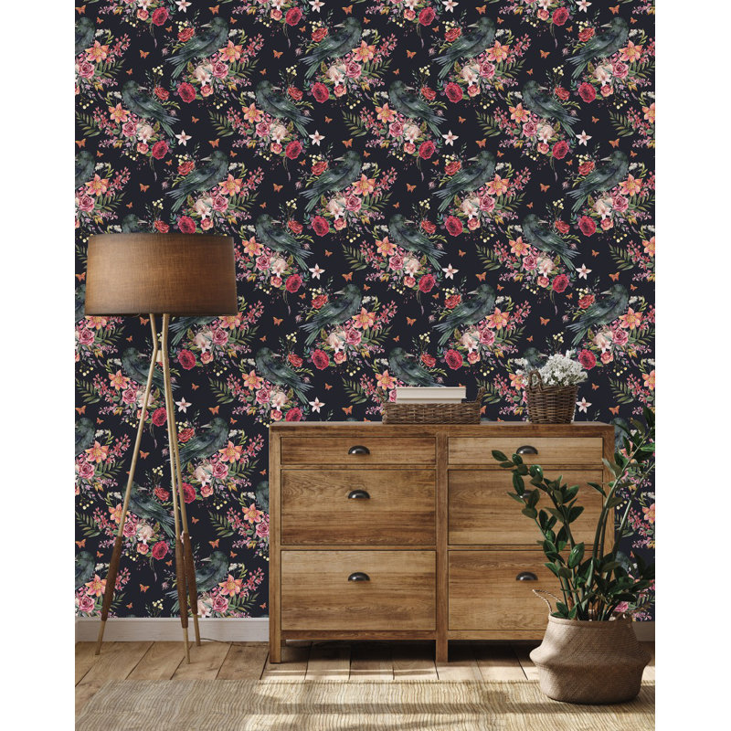 Floral Tile, 2.08' W x 18.75' L