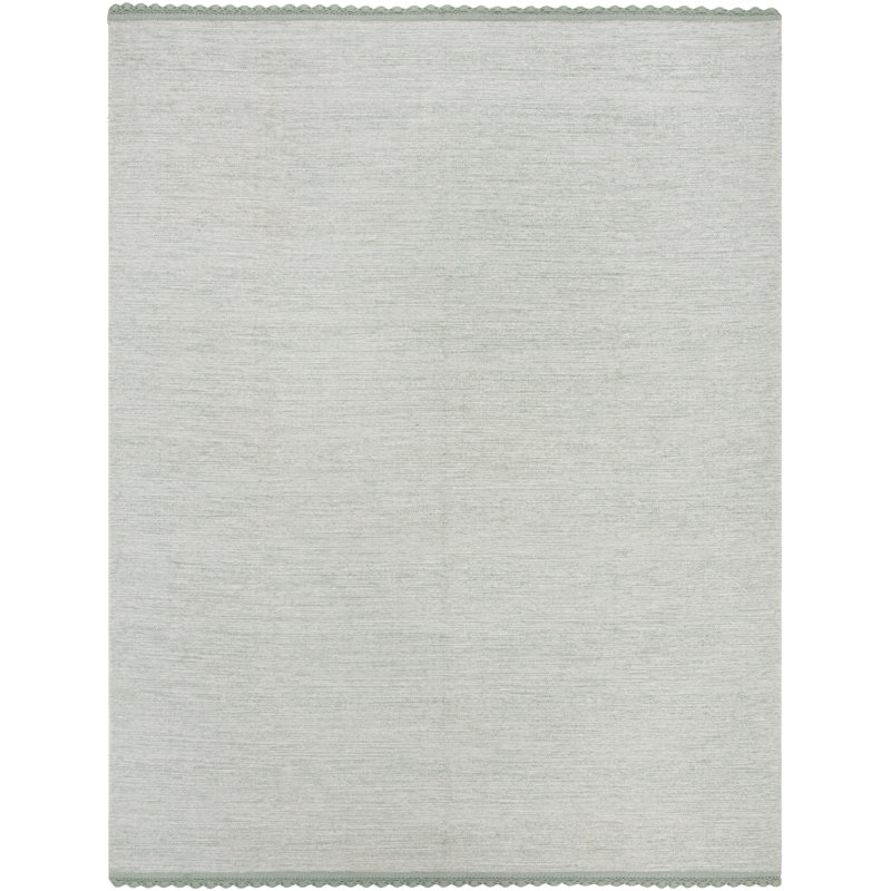 Mohnton Hand Woven Cotton Solid Color Rug, Rectangle 8' x 10'