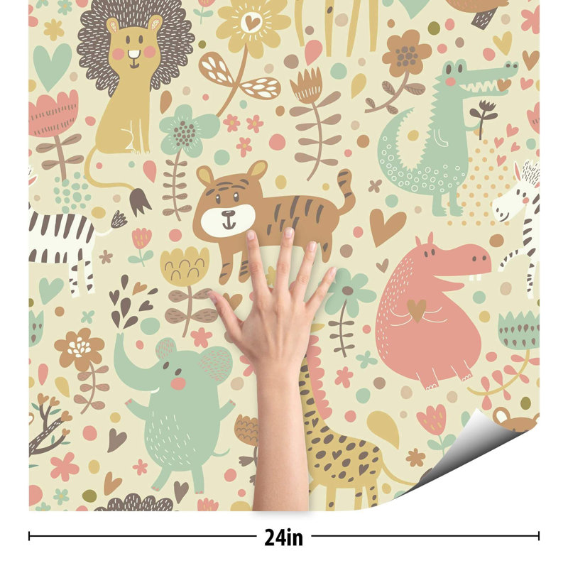 Tuile de papier peint Kozan, L 48 po x l 24 po