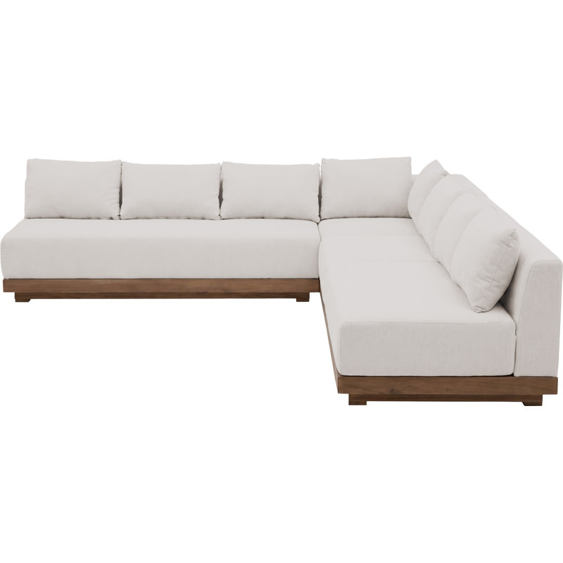Canapé modulaire d'extérieur Buena, 7, Cream, Left Hand Facing