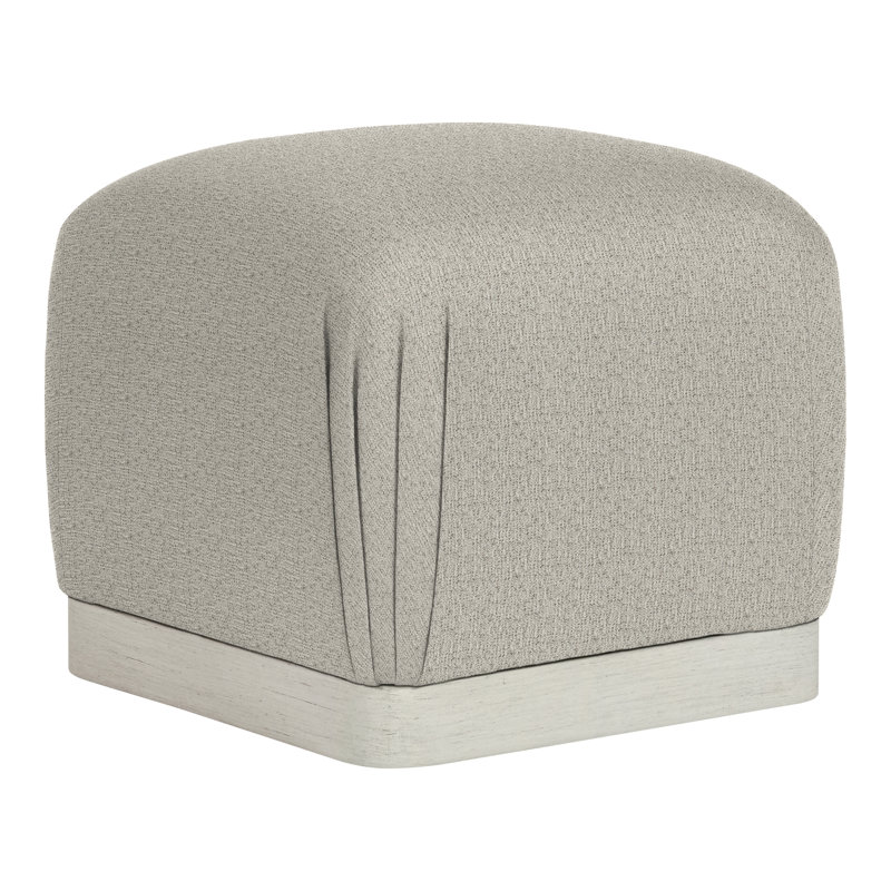 Nola Square Ottoman, Wrenn, Tuck Metal