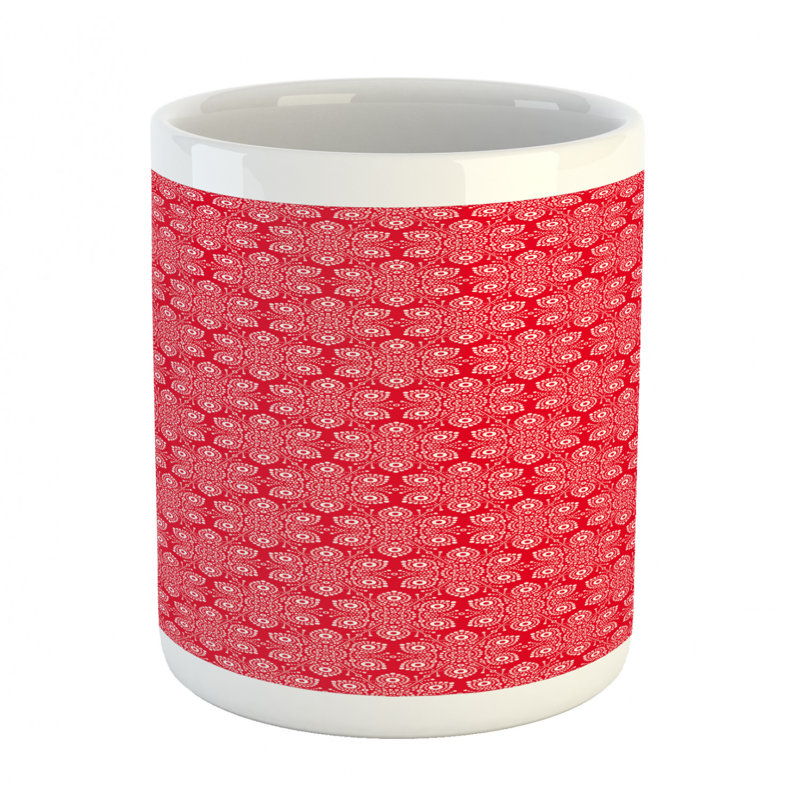 Grande tasse à café en monochrome merry