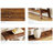 Console Table, Wood Entryway Table With Open Storage Shelf-1880960068