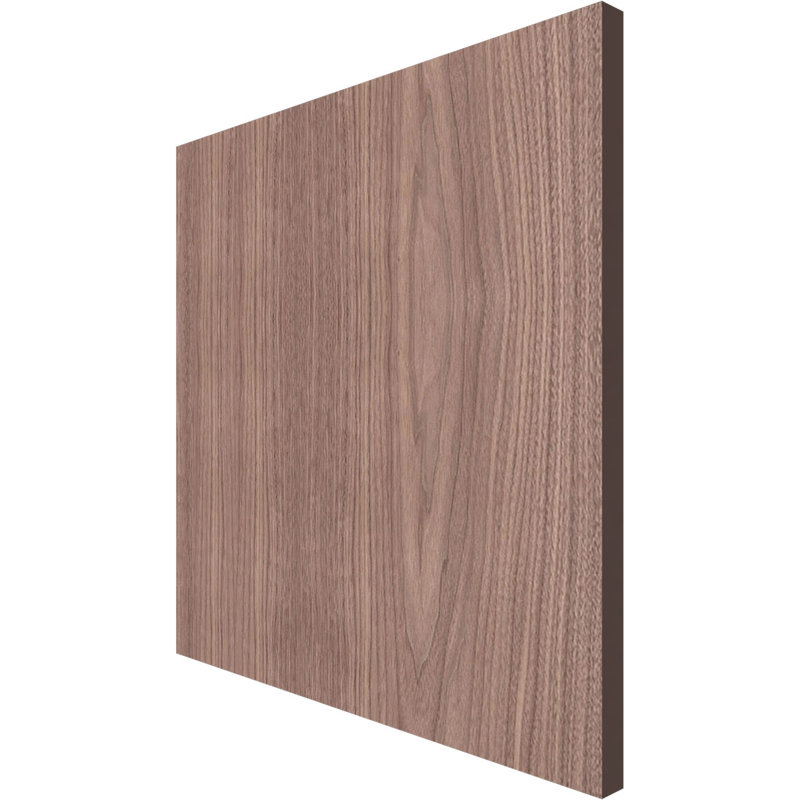 Planche de loisir en bois, Noyer, H 7,75 po x l 7,75 po x P 0,38 po