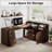 Dhirender L-Shaped Computer Desk with Power Outlet