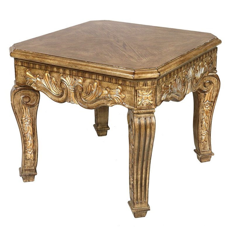 Table de bout Crellen, Bois jaune moyen