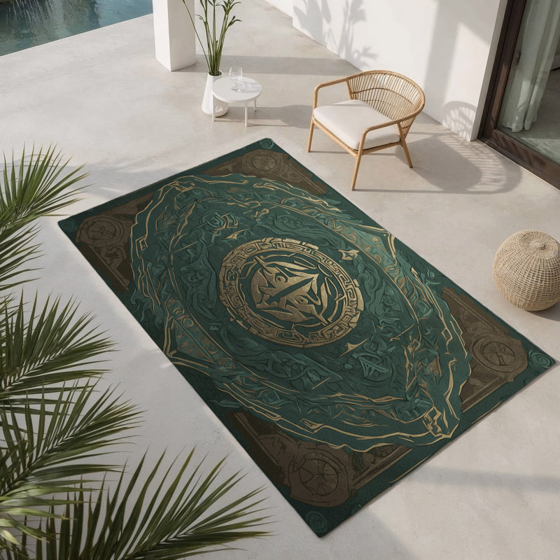 Twilight Realm Indoor And Outdoor Area Rug, Rectangle 4' x 6'