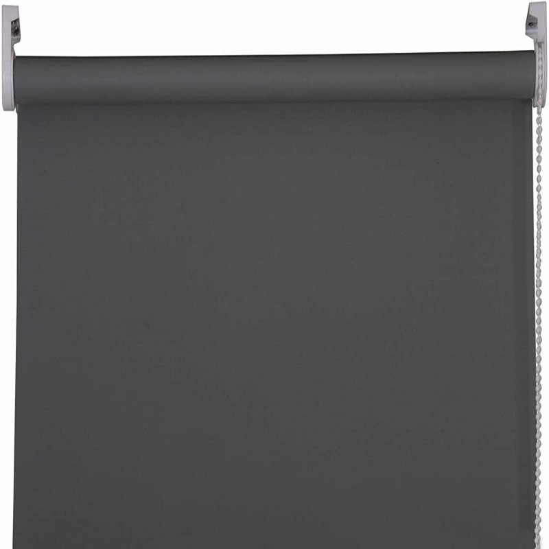 Blackout Zebra Shades, 165 cm L x 120 cm W, Light Gray