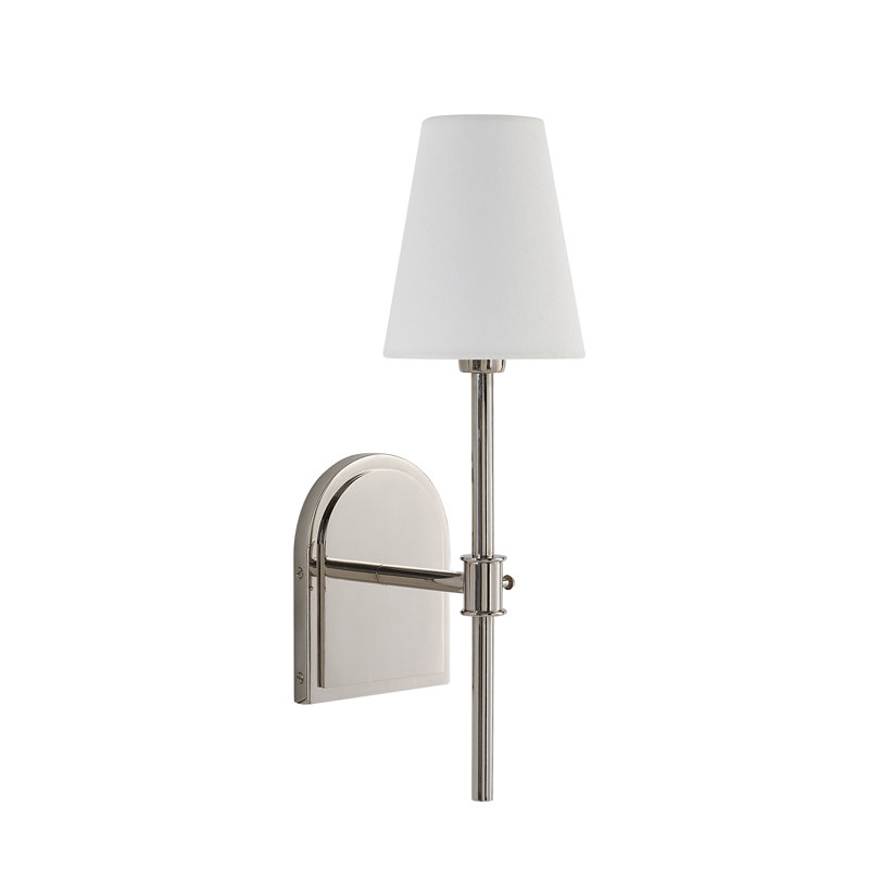 Applique murale Nowra, Polished Nickel